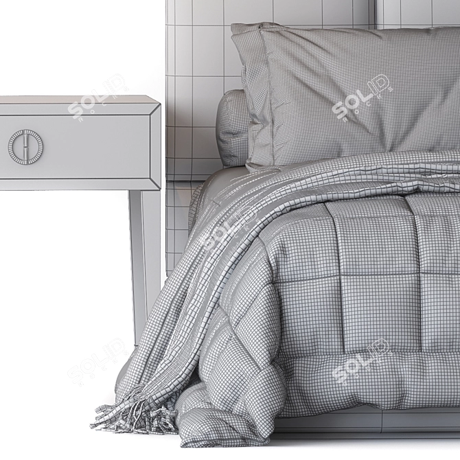 Sofa & Chair Co. Bed 3D model image 4