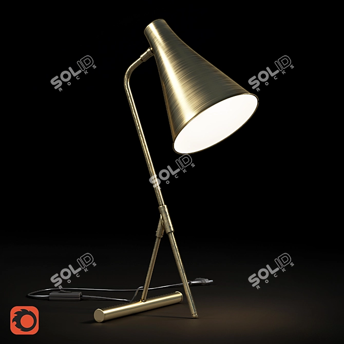 Elegant Jameson Table Lamp 3D model image 1