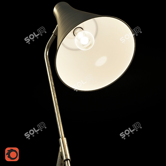 Elegant Jameson Table Lamp 3D model image 2