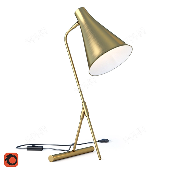 Elegant Jameson Table Lamp 3D model image 4