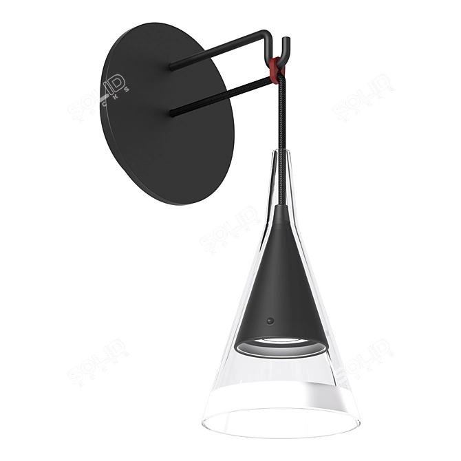 Classic Conical Vigo Lamp 3D model image 1