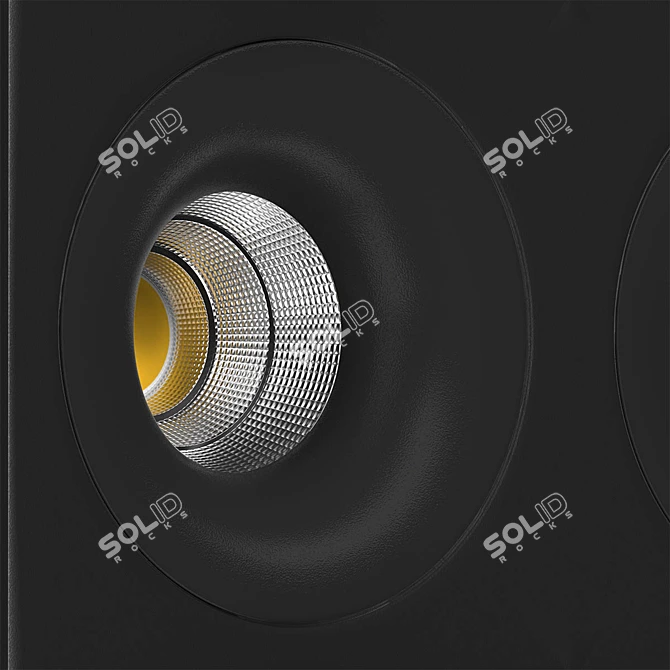 Modern LED Spotlights 3D model image 2