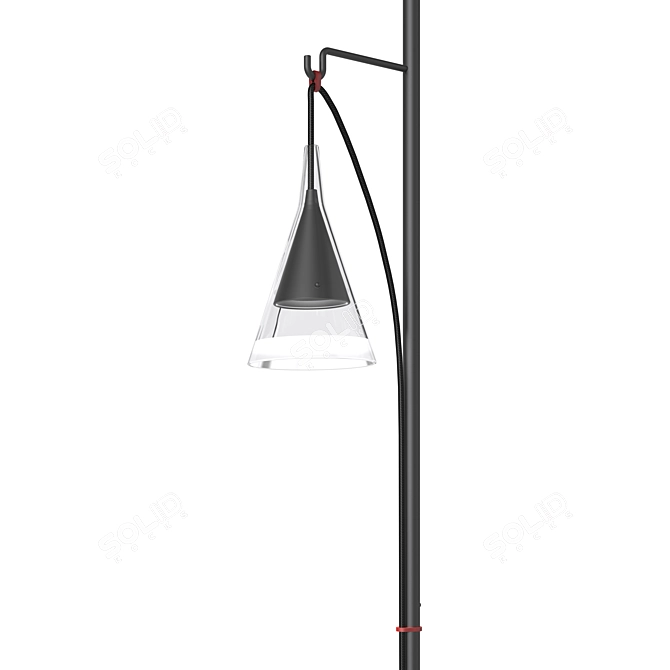 Vigo: Modern Conical Lamp 3D model image 4