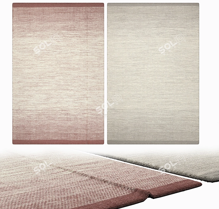 Elegant Interior Carpets 3D model image 2