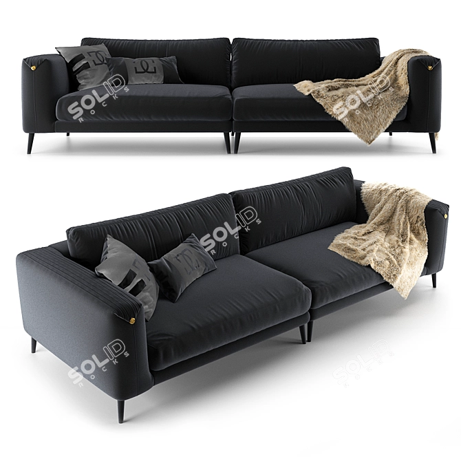 Title: Luxurious Casamilano Excelsior Sofa 3D model image 2