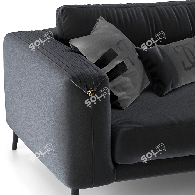 Title: Luxurious Casamilano Excelsior Sofa 3D model image 4