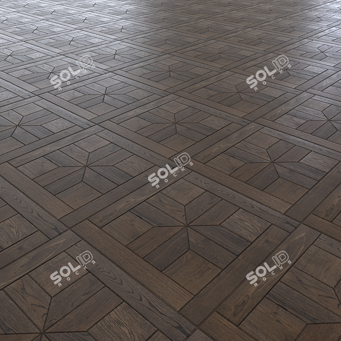 Seamless Parquet Texture 3D model image 2