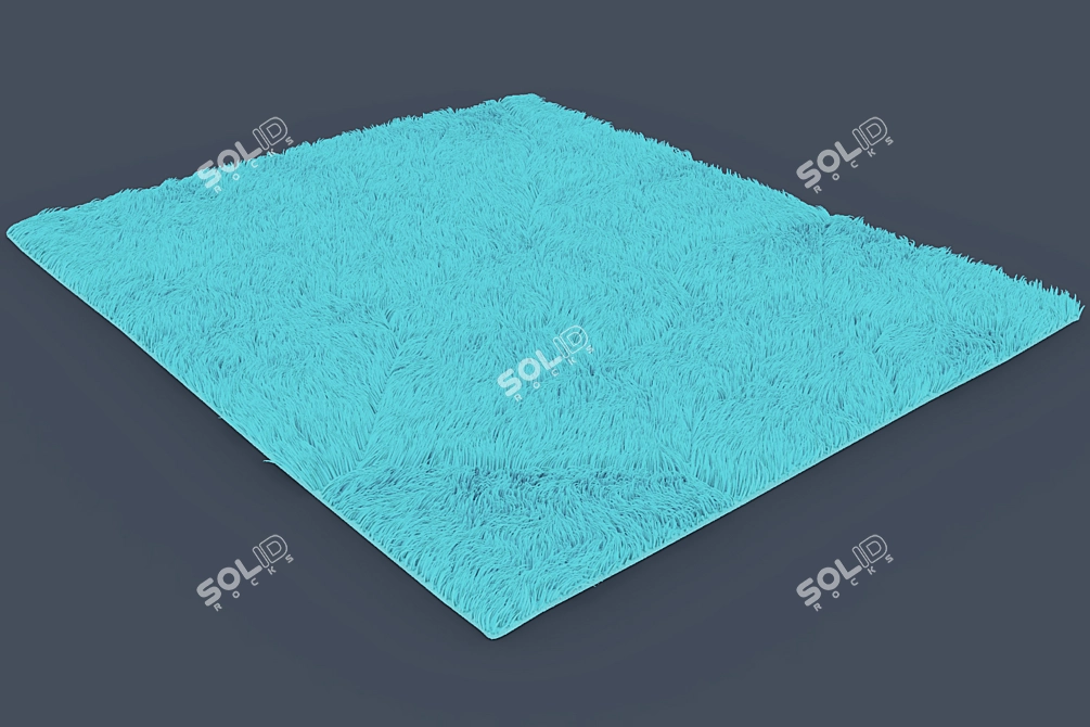 RGB Color-Changing Carpet 3D model image 2