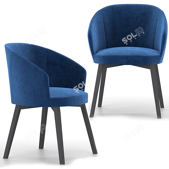 Chic Shirley Chair & Tangeri Table 3D model image 3