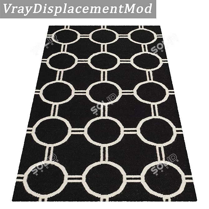 High-Quality Carpet Set: 3 Variants 3D model image 3