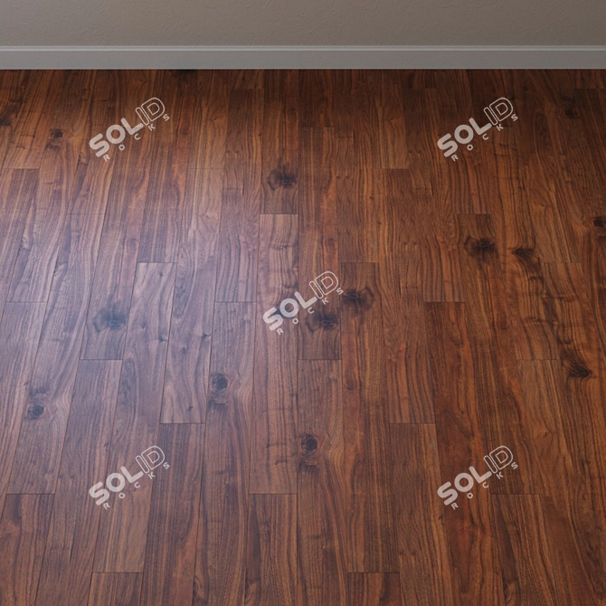 Luxury Oak Laminate Flooring 3D model image 2