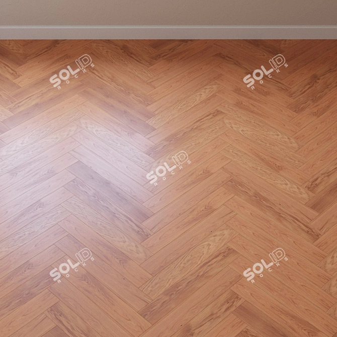 Timeless Elegance: Tarkett Baron Parquet Board 3D model image 3