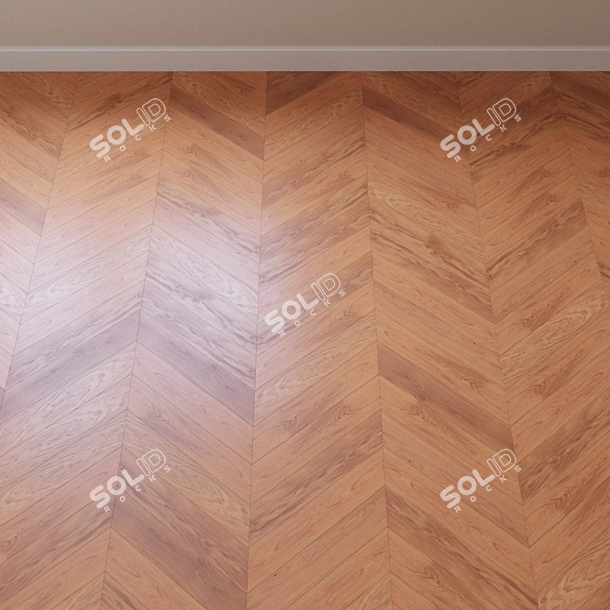 Timeless Elegance: Tarkett Baron Parquet Board 3D model image 4