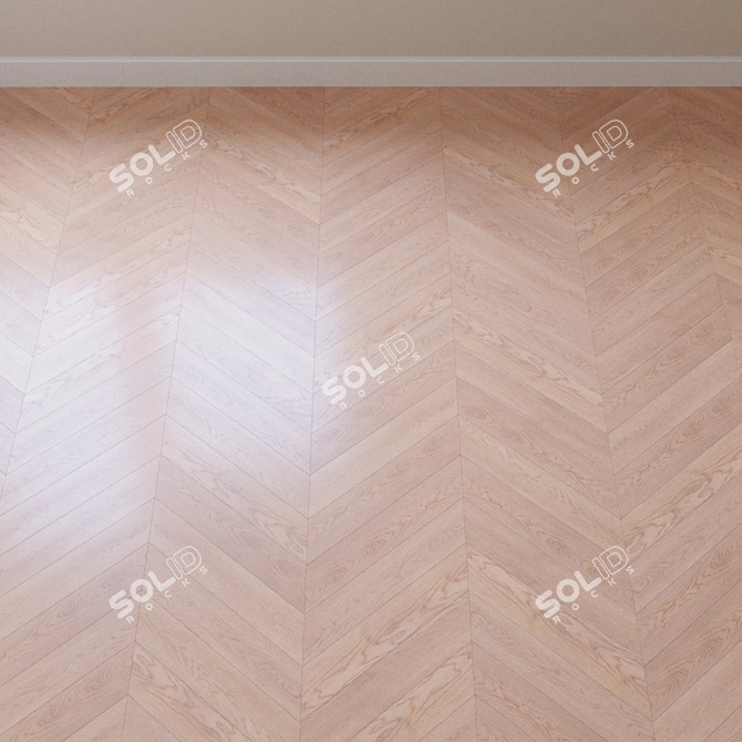 Royal Antique White Parquet: Tarkett Step XL 3D model image 3