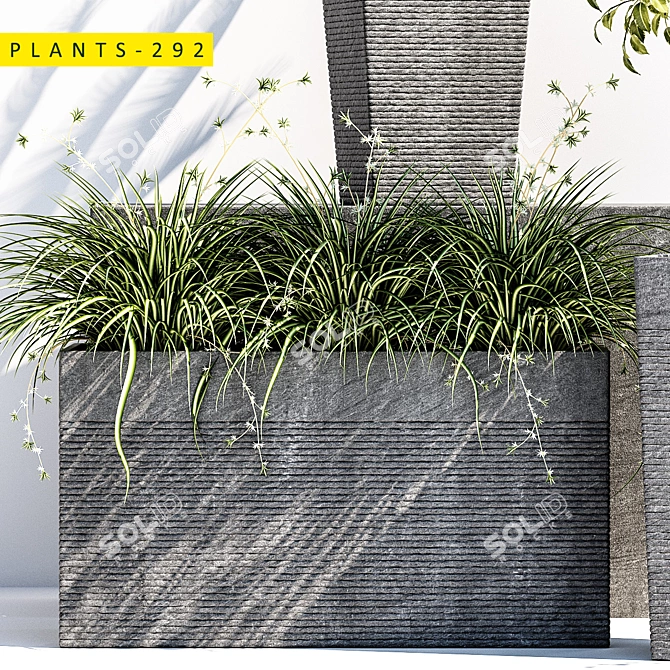 Outdoor Stones Collection: Plants 292 3D model image 5