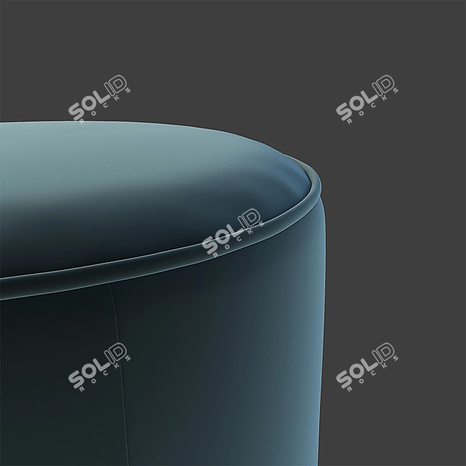 Elegance in Comfort: Pall Mall Pouf 3D model image 2
