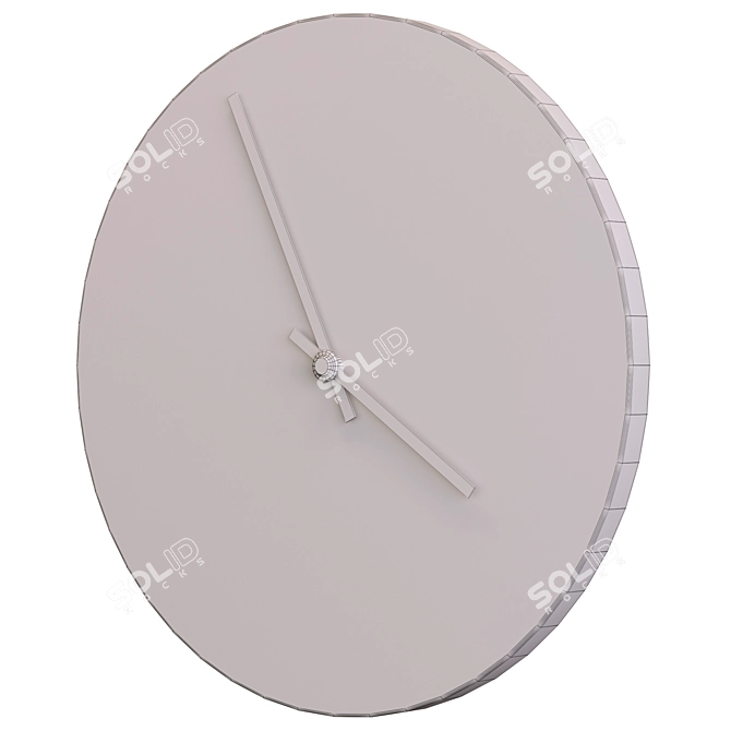 Upstairs Kids Wall Clock Set (3 pcs.) 3D model image 4