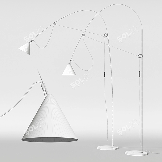 AYNO Midgard Standing Floor Lamp 3D model image 4