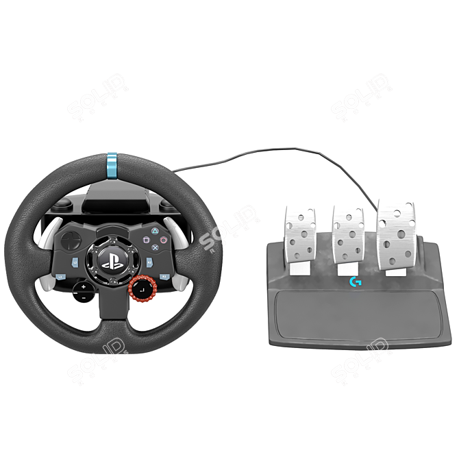 Polygon Wheel: 620 Joystick 3D model image 3