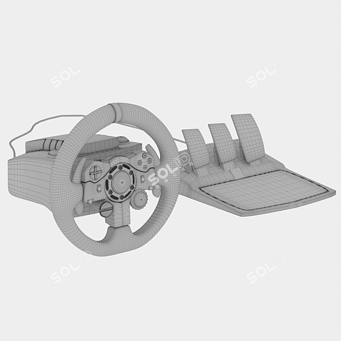 Polygon Wheel: 620 Joystick 3D model image 4