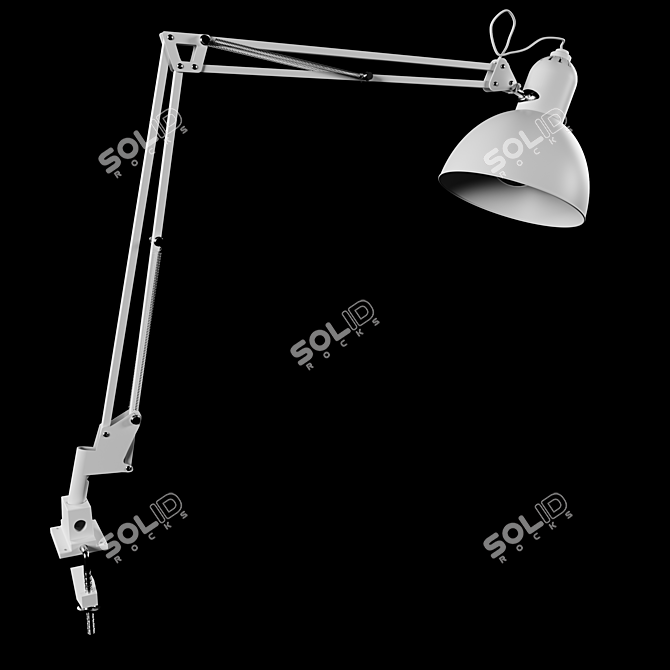 Sleek LED Desk Lamp 3D model image 5