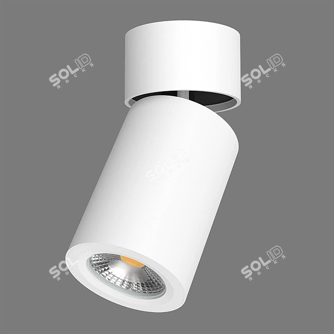 Rotating LED Wall Light - AO1705001 3D model image 1