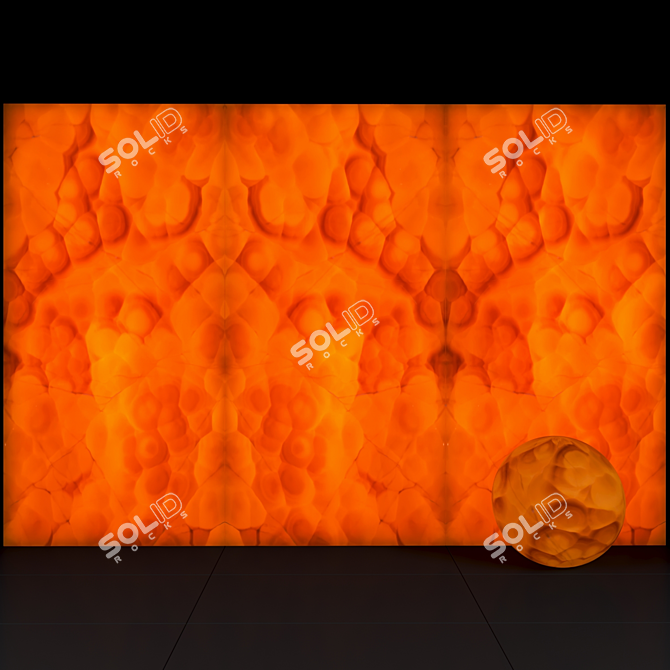 Luxurious Bookmatched Onyx Slabs 3D model image 4