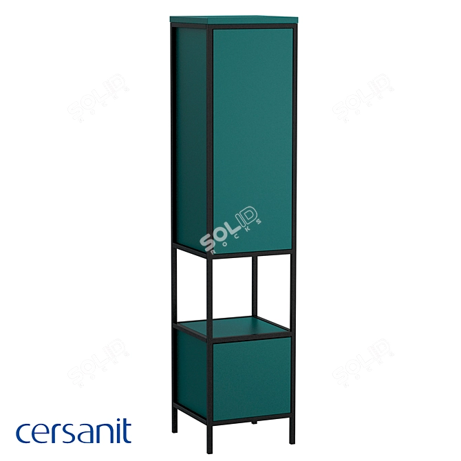 BOTANIQUE 30 Green Universal Wall Cabinet 3D model image 1