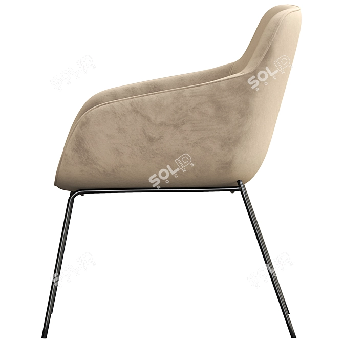 Modern Boconcept Vienna Chair 3D model image 2