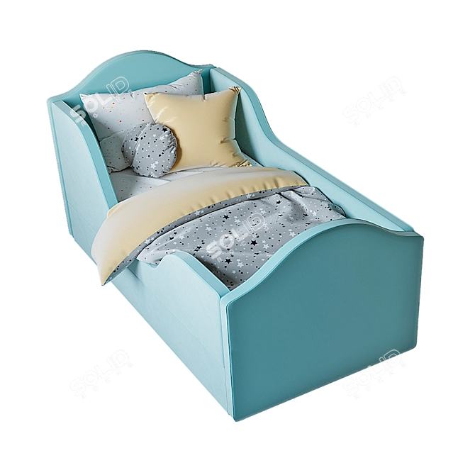  Nemo Kids Bed: Comfortable and Stylish 3D model image 4