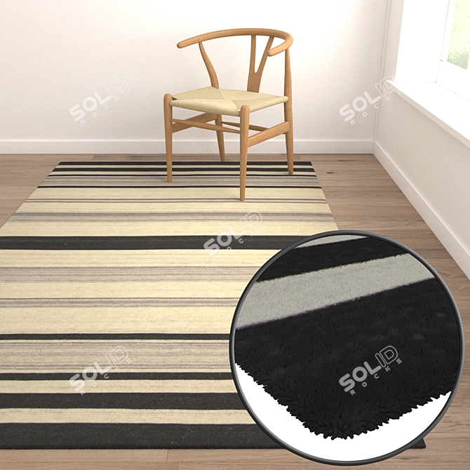 Luxury Collection: High-Quality Carpet Set 3D model image 5