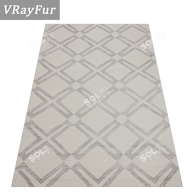 High-Quality Carpets Set 3D model image 2