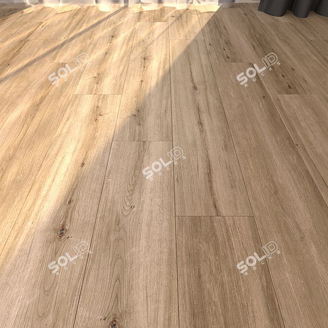 Luxury Parquet Flooring: Peronda Aspen Camel 3D model image 1