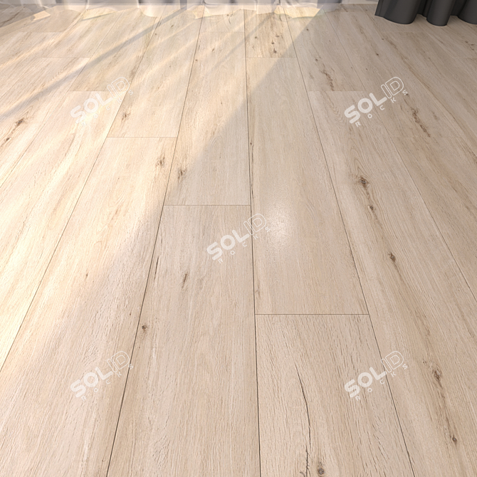 Aspen Sand Parquet: Stylish & Durable 3D model image 1