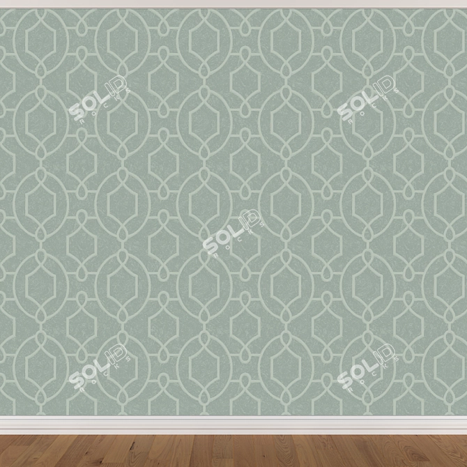 Seamless Wallpaper Set (3 Colors) 3D model image 4