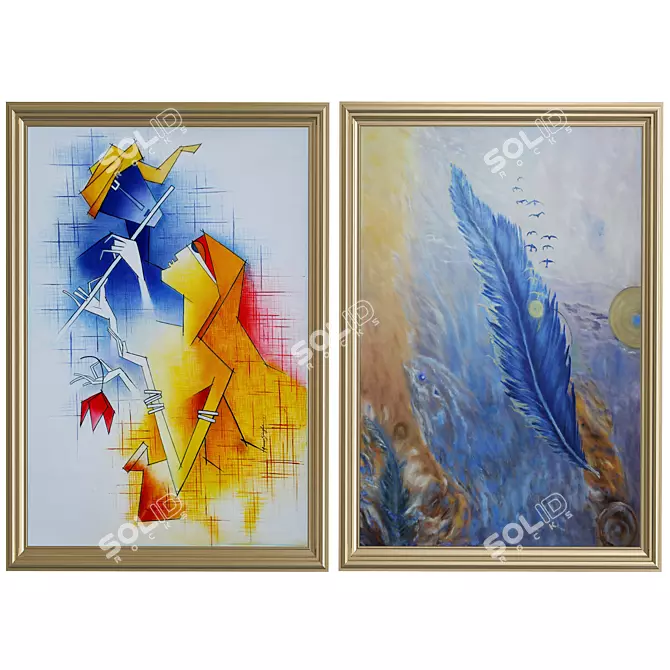 Decorate Your Wall with Art 3D model image 1