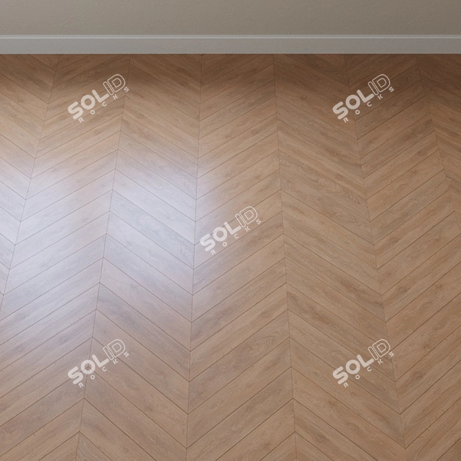 Light Lime Oak Parquet by Krono Original 3D model image 4