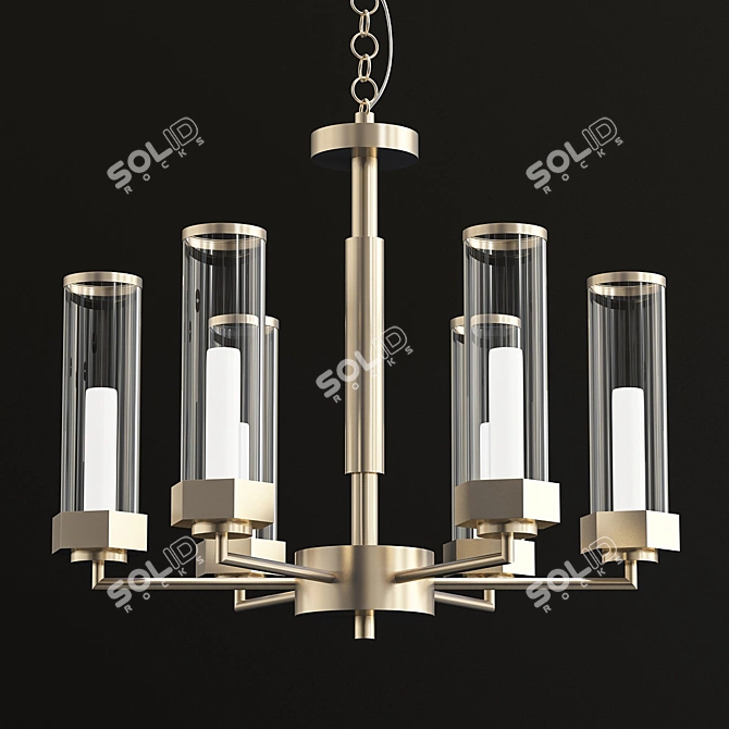Elegant Illumination: REGENT Ceiling Light 3D model image 1