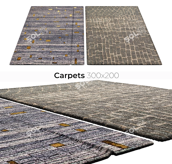 Decorative Interior Carpets 3D model image 1