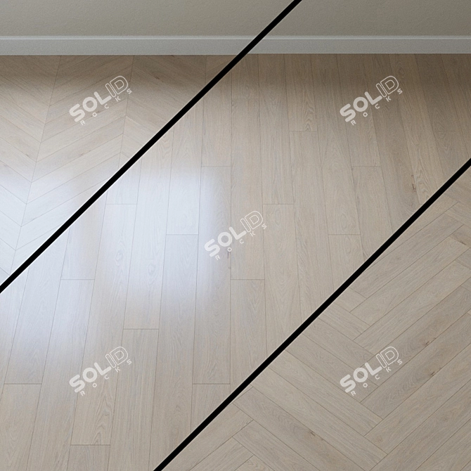 Meridian Oak Parquet: Forte Classic 3D model image 1