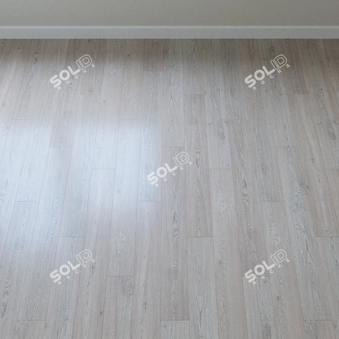 Classic White Oak Parquet 3D model image 1