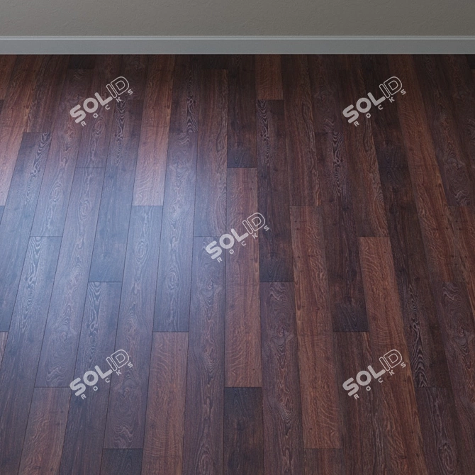 Elegant Bardi Oak Parquet 3D model image 2