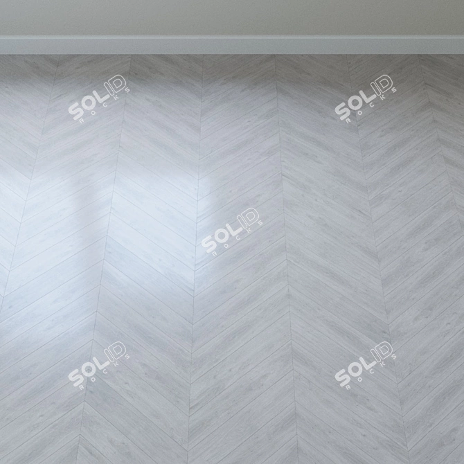 Elegant Forte Classic Oak Flooring 3D model image 2