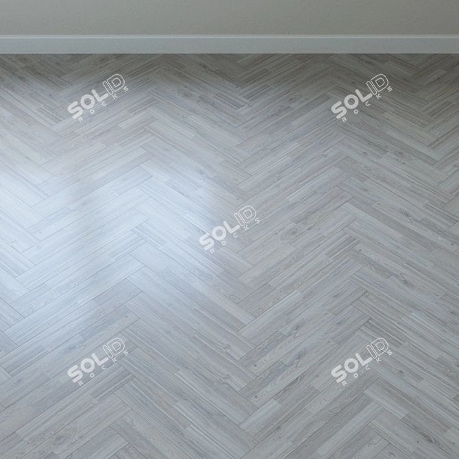 Classic Crown Oak Parquet 3D model image 3