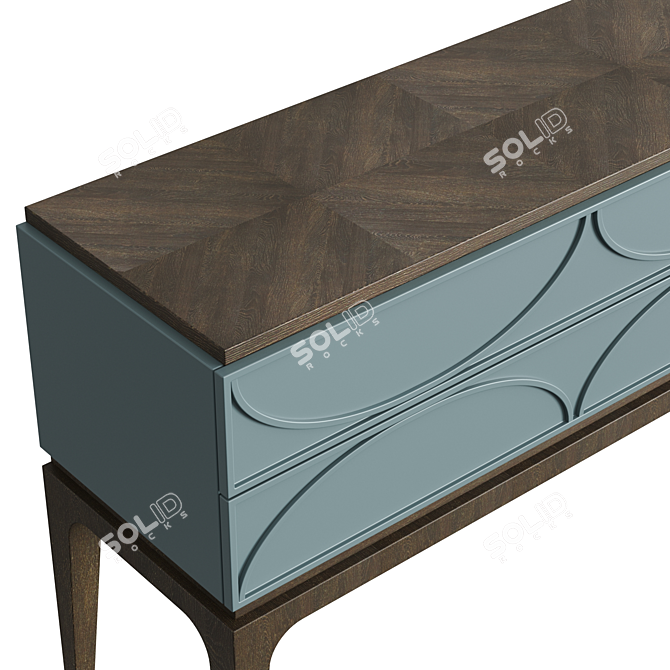 Majorelle ML 6-01 Console Table: Elegant Design & Versatile Colors 3D model image 2