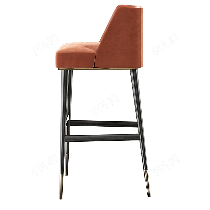 Sleek Bar Chair Getz 3D model image 2