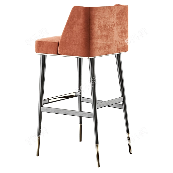 Sleek Bar Chair Getz 3D model image 3