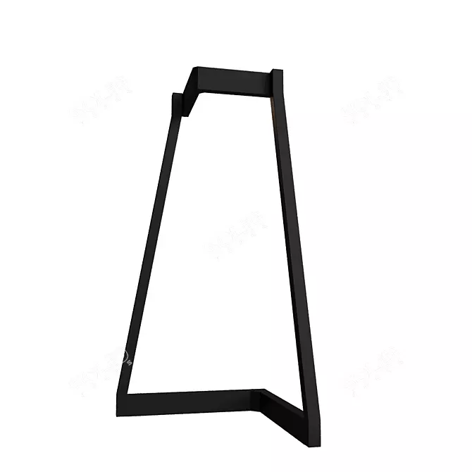 Minimalist Black Table Lamp: Mantra OM 7281 3D model image 1