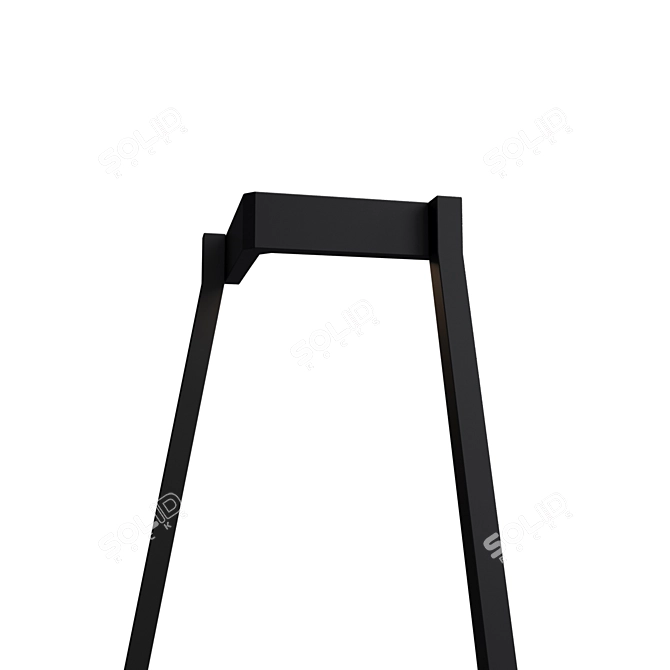 Minimalist Black Table Lamp: Mantra OM 7281 3D model image 2