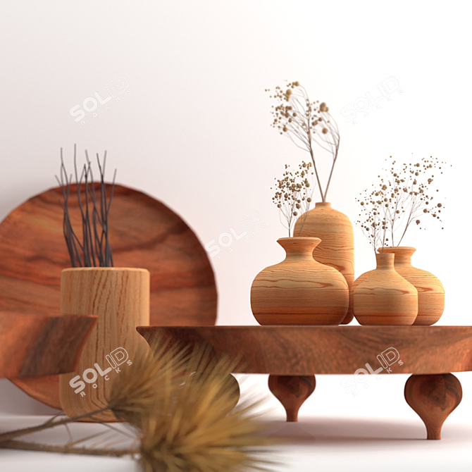 3D Max Decorative Set | Render: Vray+Corona | Format: 3ds Max 2013 3D model image 3